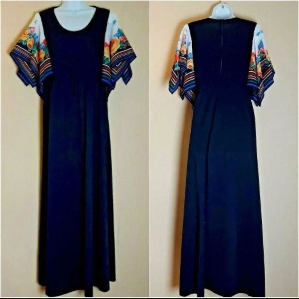 VINTAGE 70s IT’S A LEHIGH WOMEN DRESS 14